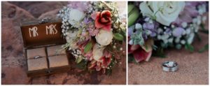 elopement florals and details